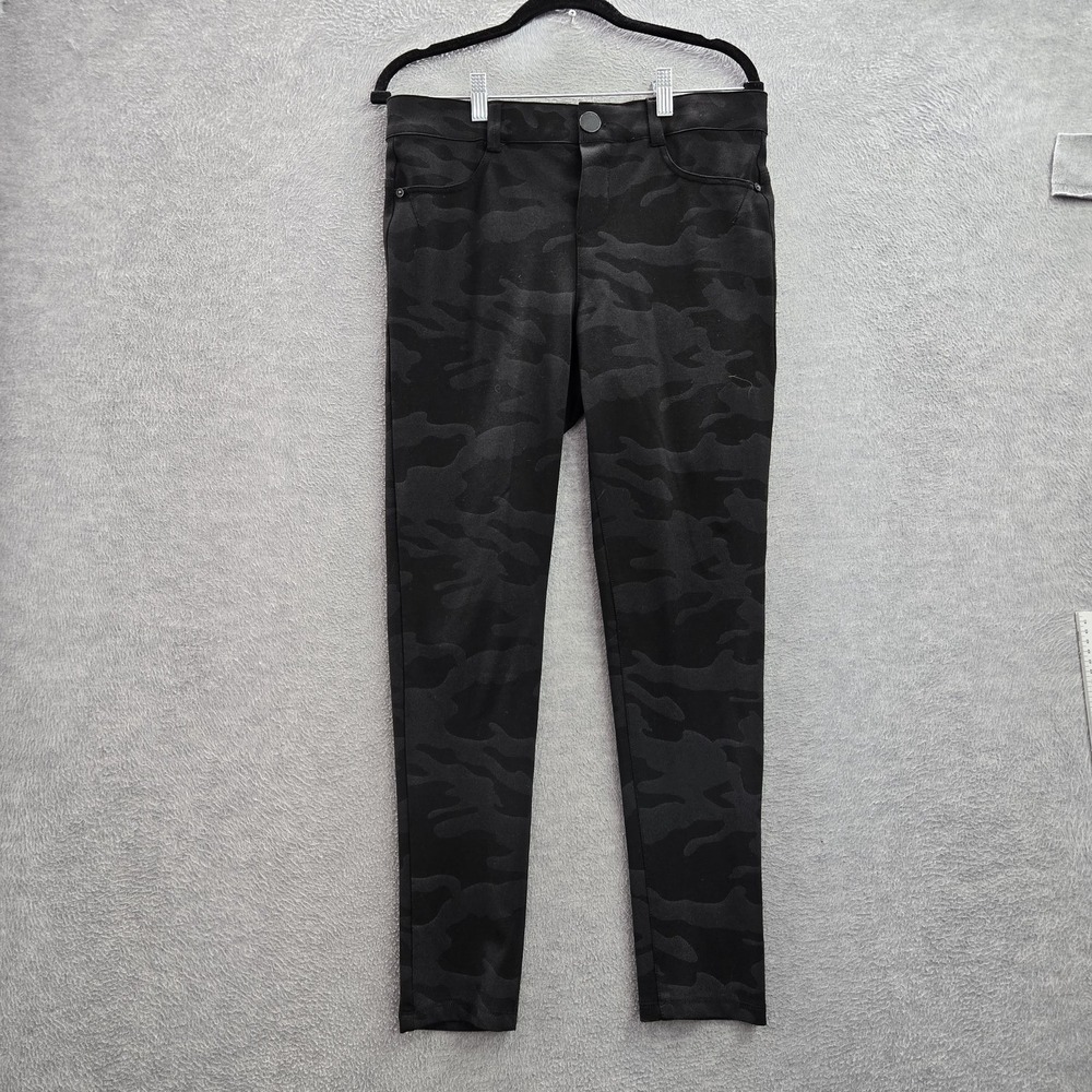Democracy Women Pants 12 Black Camouflage Ab Technology 26" Inseam